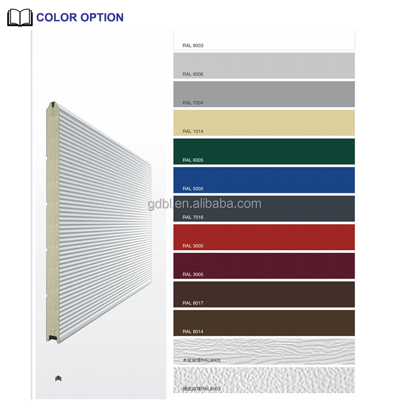 10x10 14x14 Industrial Automatic Overhead Steel Insulated Vertical Lifting Sliding Roll up Sectional Garage Door for Warehouse