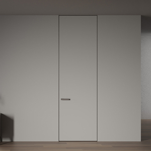 Hidden Frame Aluminium Melamine Flush Interior Door