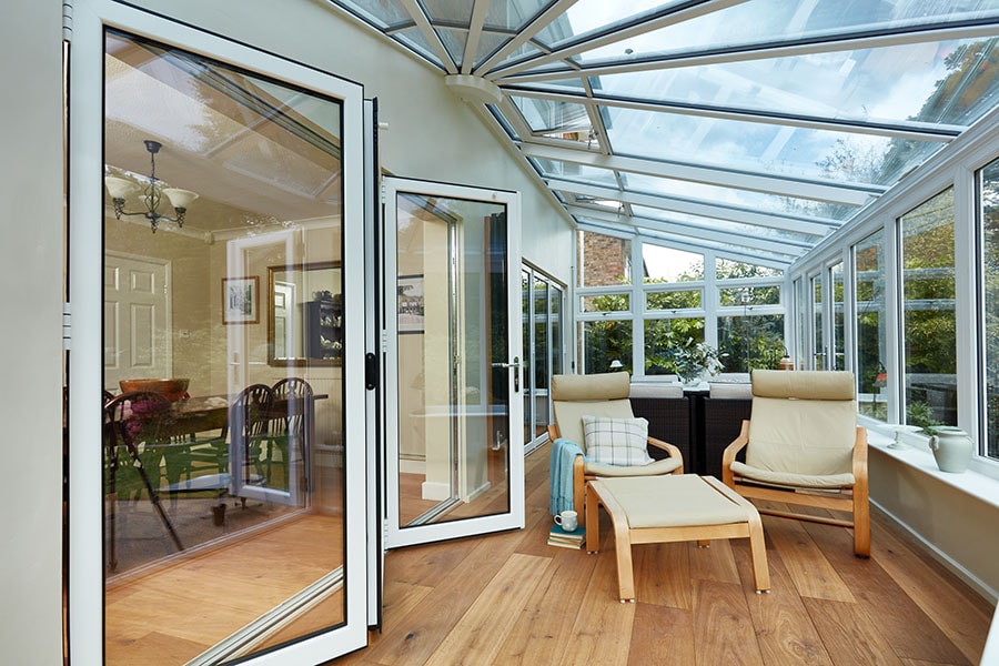 Affordable Interior Soundproof Aluminium Folding Doors for Home