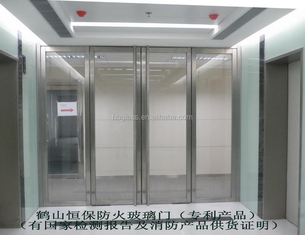 Fire-resistant Glazing Door Assembly