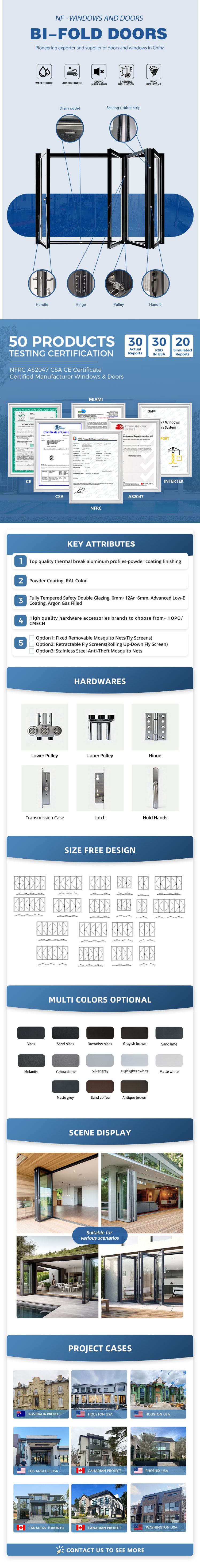 Aluminium Folding Door Feature 2