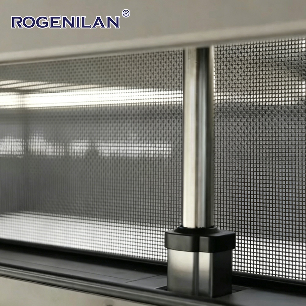 Rogenilan Factory Custom Electric Thermal Break Aluminum Skylights Double Glazed Anti-Mosquito Skylight Roof Window