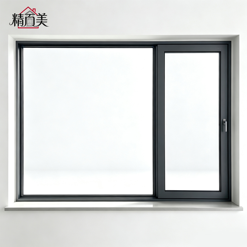 Custom Tighter Airtightness Windproof Dust Rain Seal Coastal Aluminum Side Pressure Sliding Window for Balcony Upper Floor