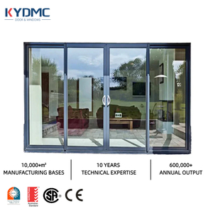 Australia Contractor AS2047 Three Tracks Patio Sliding Door Double Glazed Aluminum Thermal Break Lift and Sliding Door