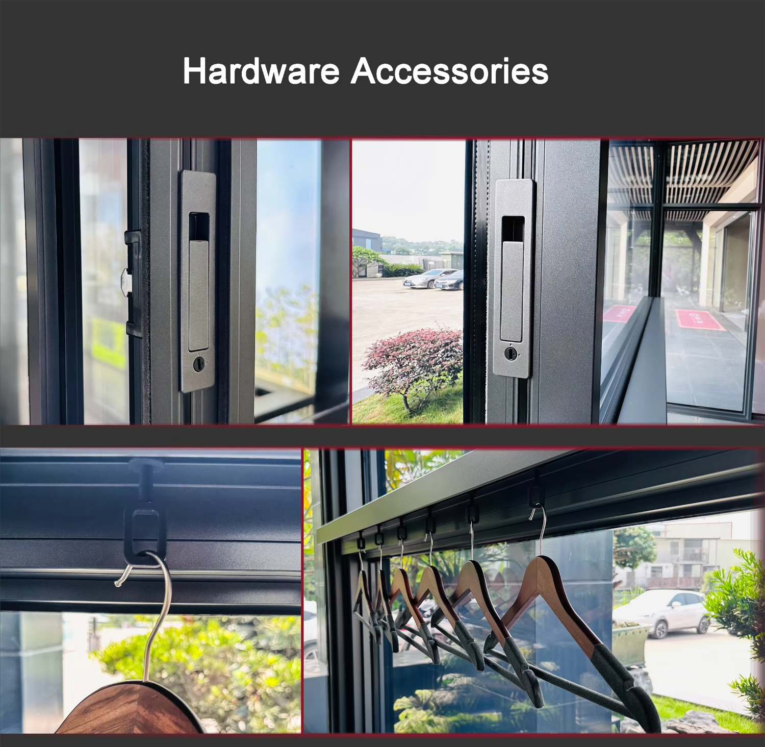 Thermal Break Wide View Soundproof Double Glazed Anti Sway Balcony Aluminum Sliding Windows Wide View Aluminium Window