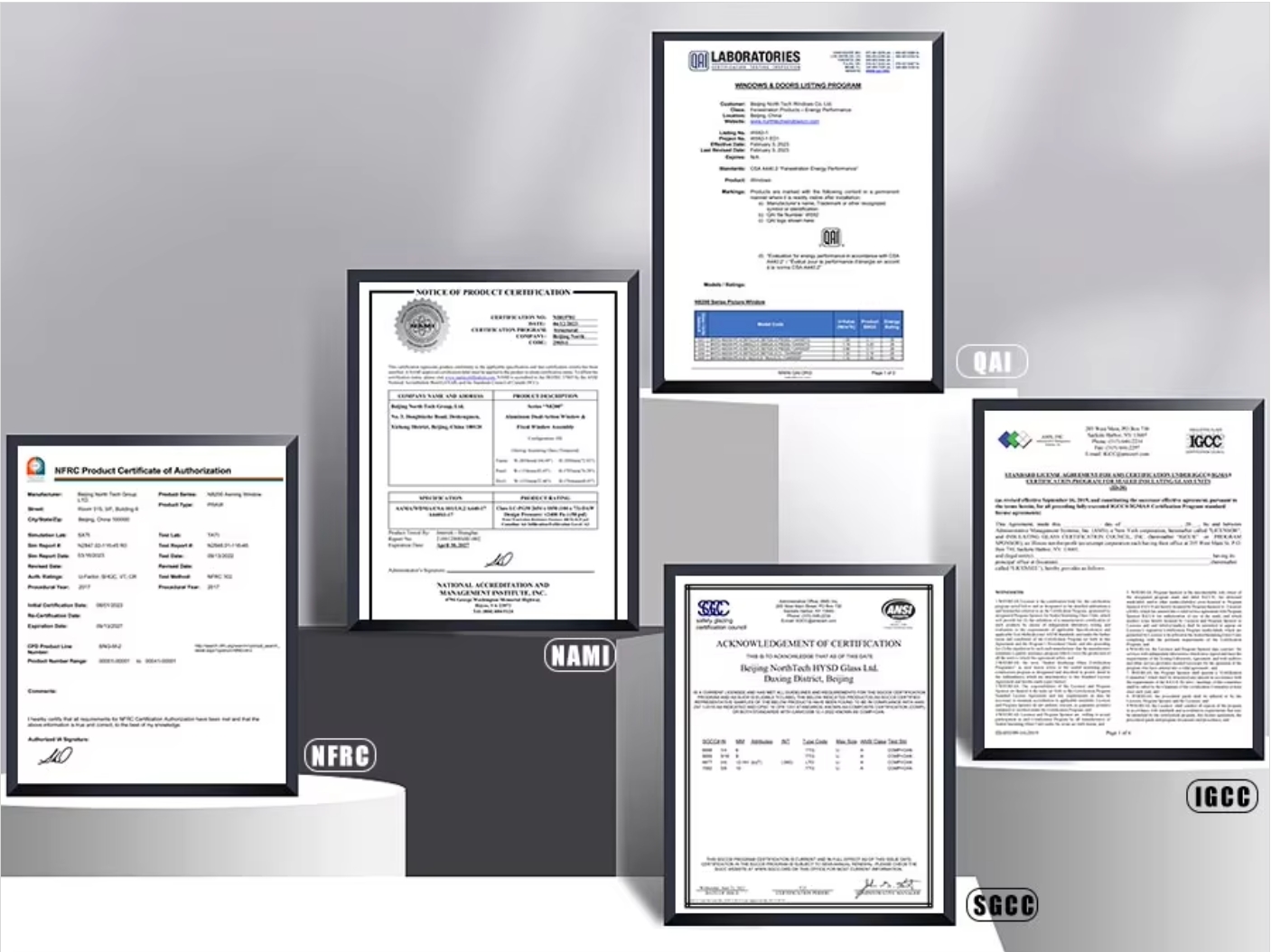 Quality and Performance Certifications