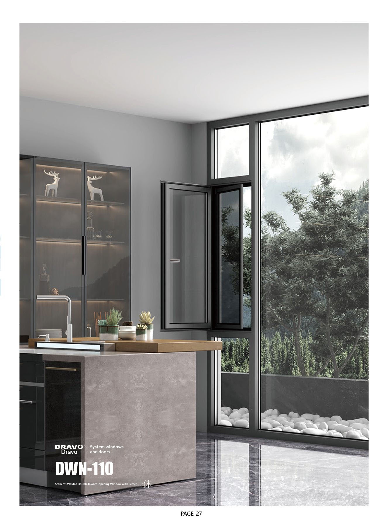 Sliding Security Windows for Home & Shop Front Glass Aluminum Skylight Panoramic Metal Door Windproof Function 5 Year Warranty