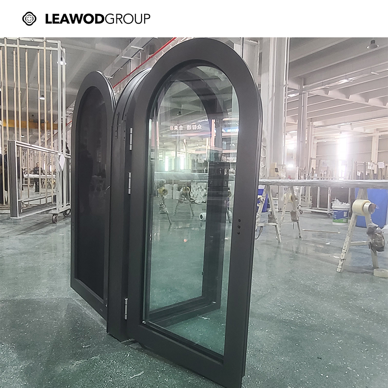 Modern Design Arch Windows for Villa Specialty Shapes Window Factory