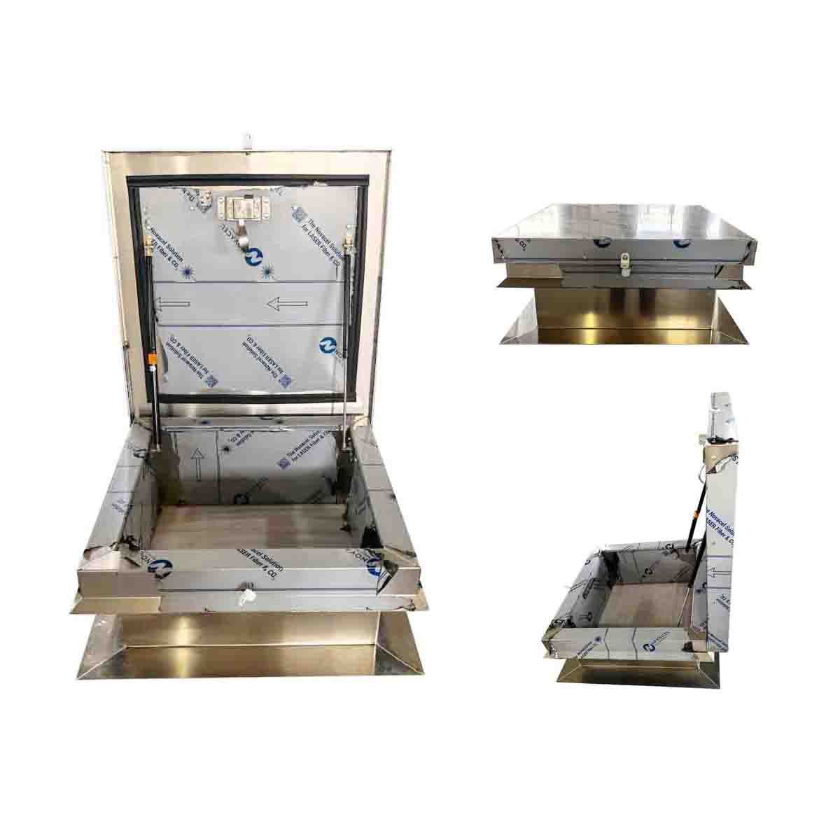 Aluminum Roof Hatches Doors 24x24inch/28x28/inch/30x30inch/Custom Size