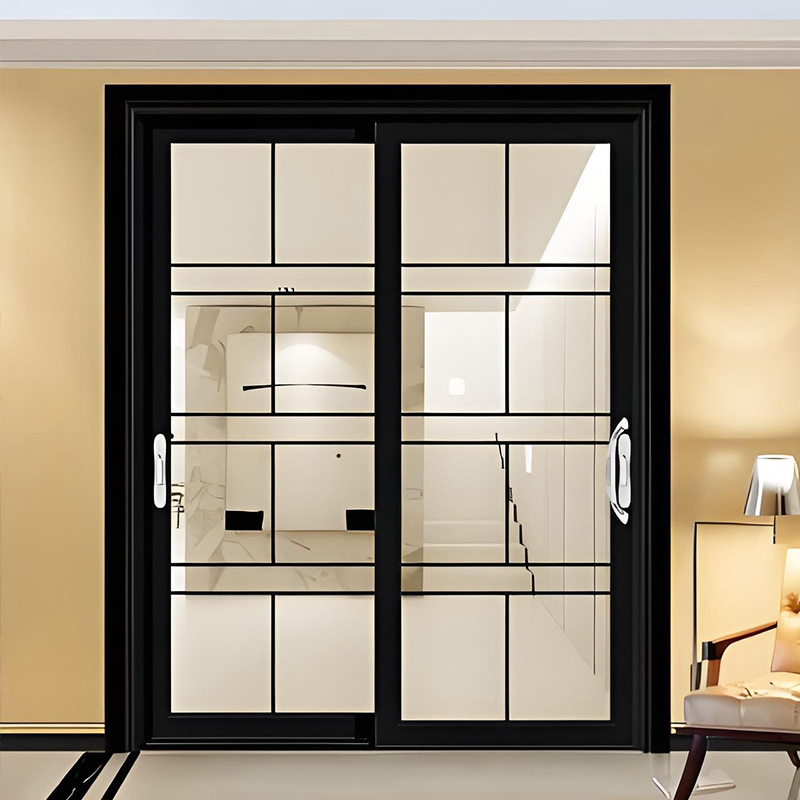 Modern Design PD Slide and Swing Doors Aluminum Alloy Tempered Glass PT Kitchen Sliding Door French Double Door CE Certified