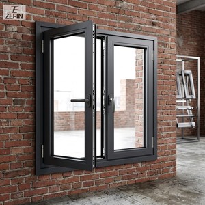 Long-Lasting Low-Maintenance Aluminum Window for Commercial Shopping Malls EU Certified Aluminum Window