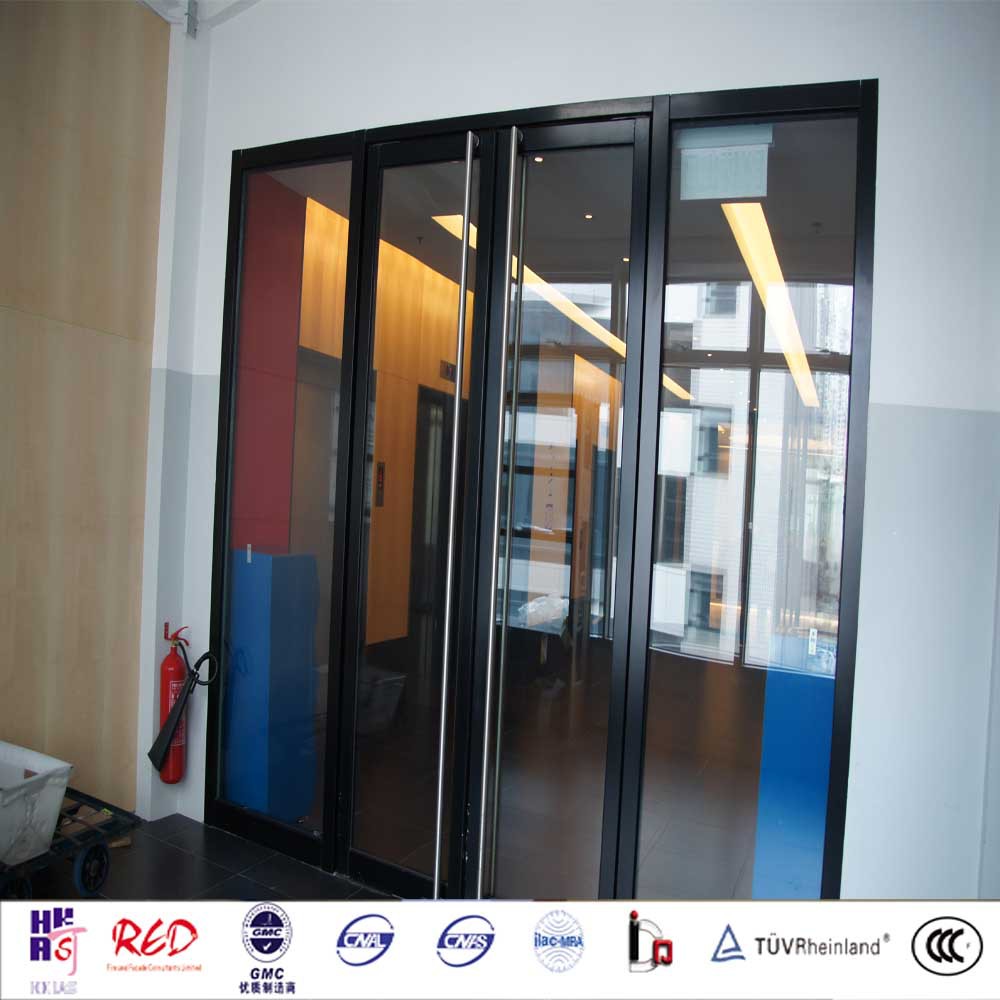 Fire-resistant Glazing Door Structure
