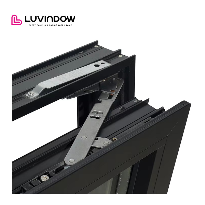 Impact Resistant Energy Saving Thin Frame Aluminum Windows Stainless Steel for Apartment Multi Family Complex Construction
