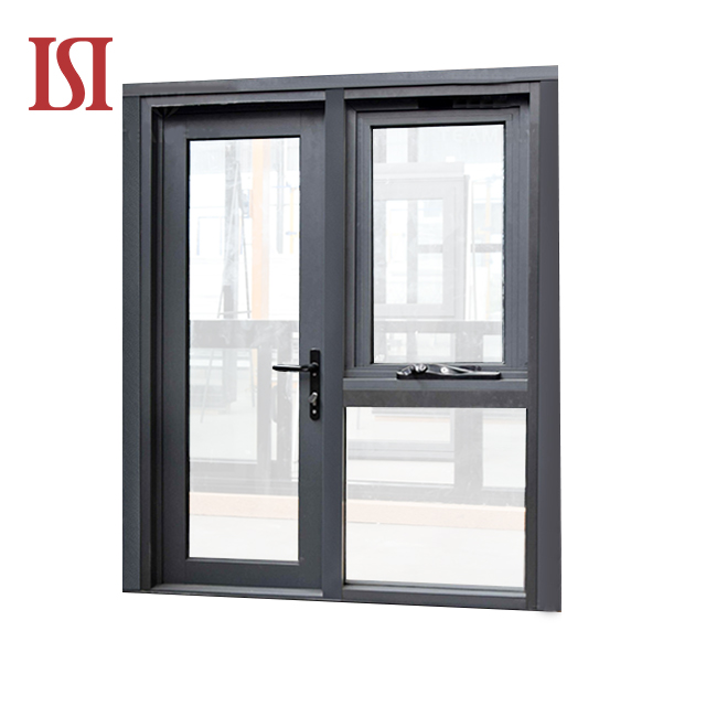 Top Brand AS2047 Modern Design Aluminium Casement Windows Hurricane &amp; Impact Proof Black House Windows Florida Approval on Sale