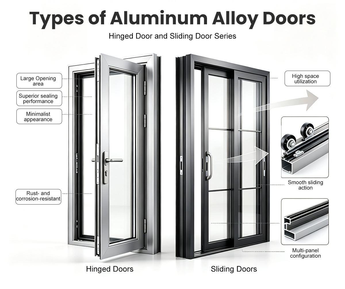Aluminum Door Detail Shot