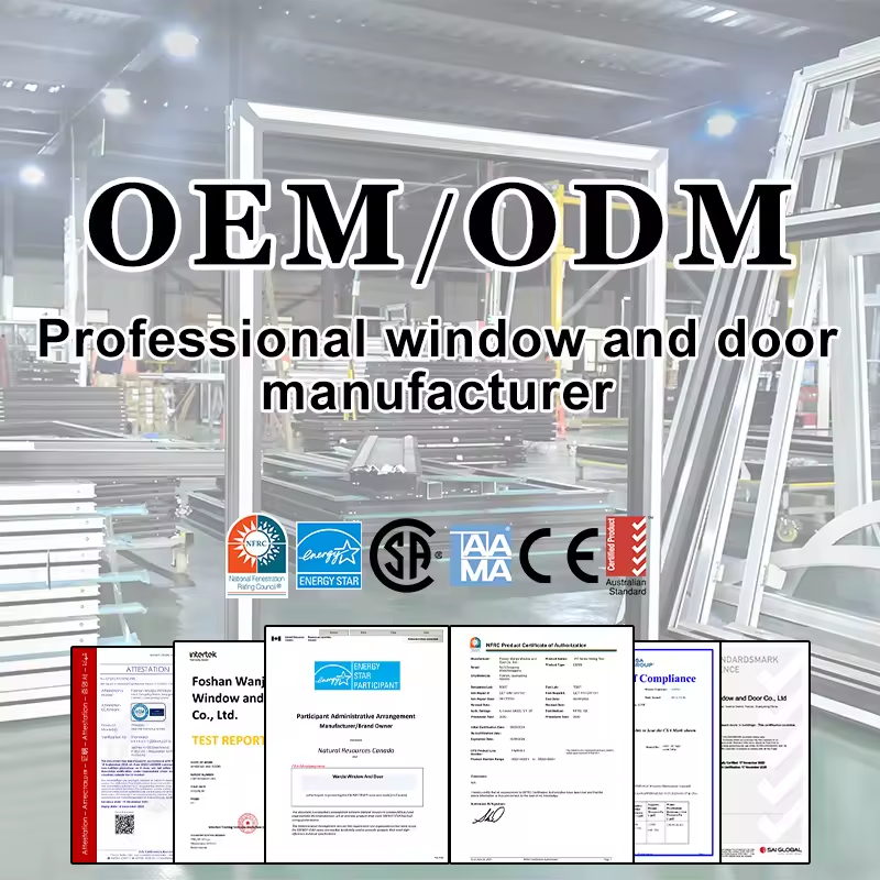 WANJIA AS2047 NFRC Sliding Windows FRAME House Optional Electric Automatic Windows Aluminium Glass Horizontal Sliding Windows