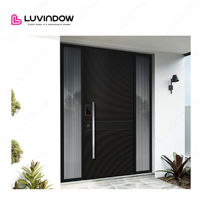 Luxury Custom Aluminum Single Door LA Home Replacement Customizable Size