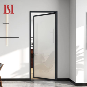 Double Glazed Waterproof Aluminum Casement Door