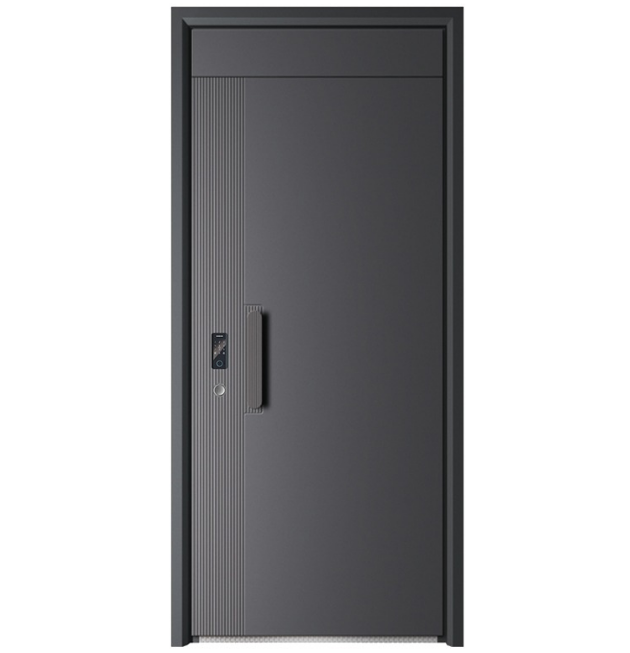 Factory Direct Supply Modern Design Customized Aluminum Alloy Main Entrance Door For House