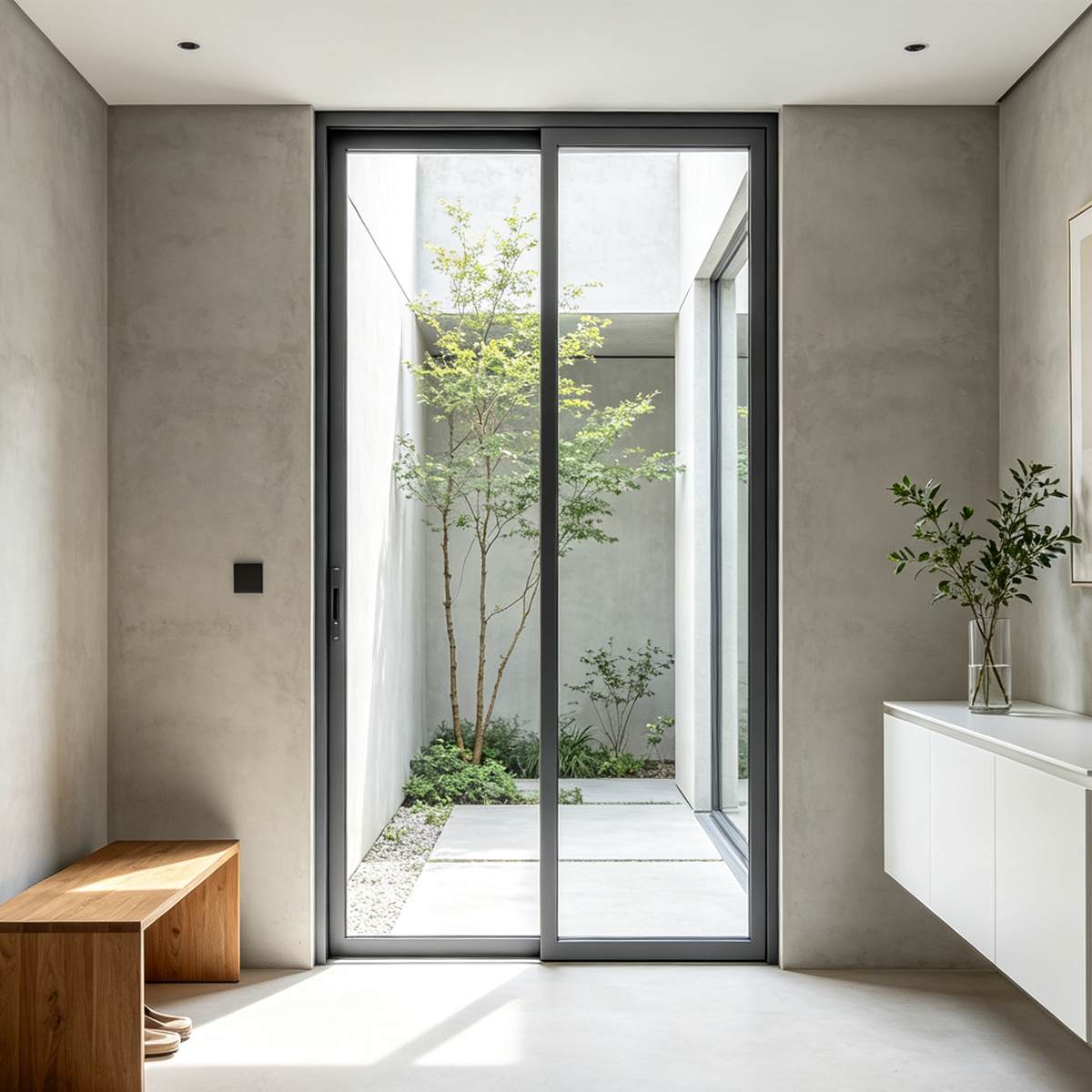 Hot Sale Double Glazed Insulated Anti-Condensation Windproof Sealed Aluminum Glass Sliding Door for Card Room