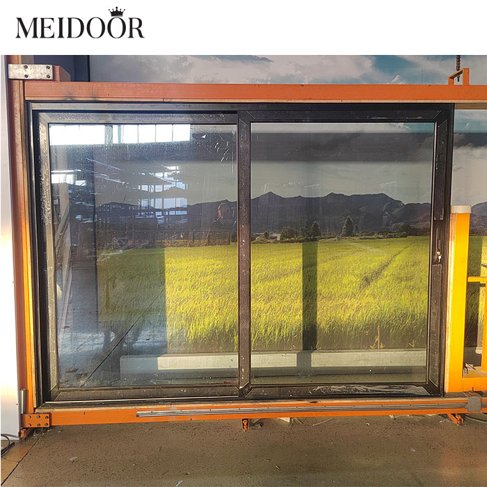 Customized Modern Design Triple Double Glass Sliding Window For Balcony Villa Energy Efficient Aluminum Sliding Window