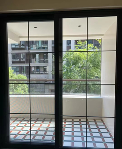 Modern Aluminum Alloy 65*40 Sliding Door Interior Sound Insulation Bedroom Living Room Supermarket Wine Cellar Hospital Garden