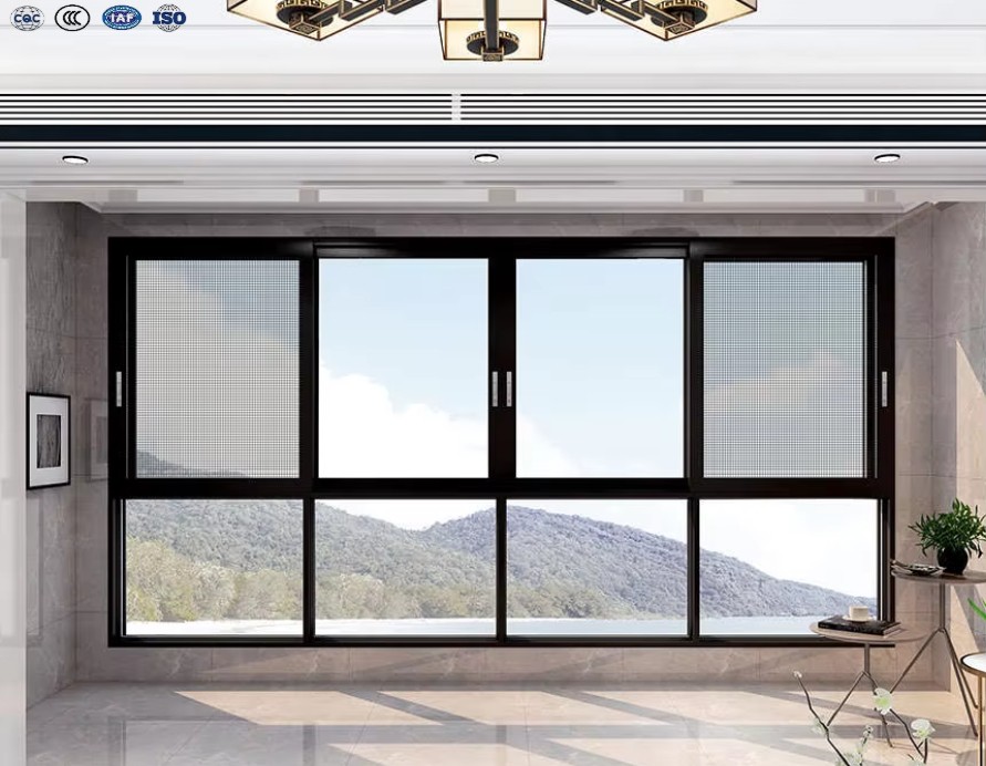 Windows Aluminum Casement Swing Window Roof Aluminium Skylight for Houses Glass Sliding Arch Double Proof Soundproof House