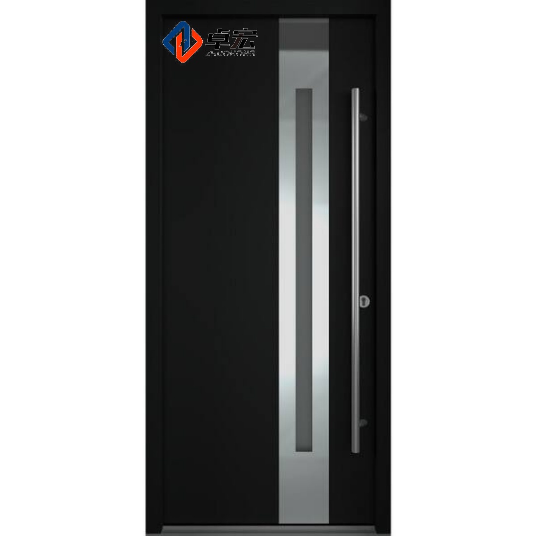 Soundproof Interior Anti-theft Front Entry Door Cast Aluminum Door for House