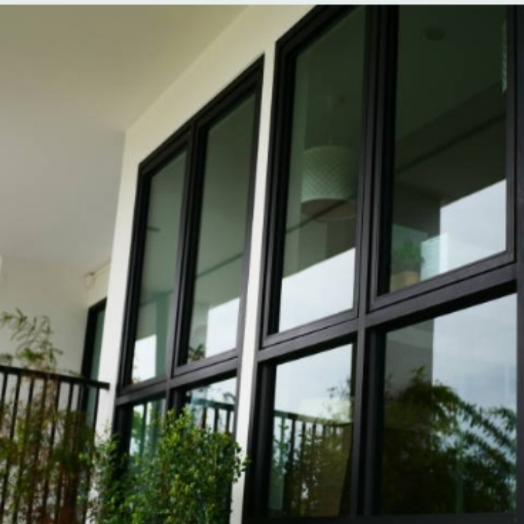 CBMmart Engineering Aluminum Alloy Doors Windows Bulk Custom Supermarket Exterior Anti-theft Pressure Resistant Minimalist