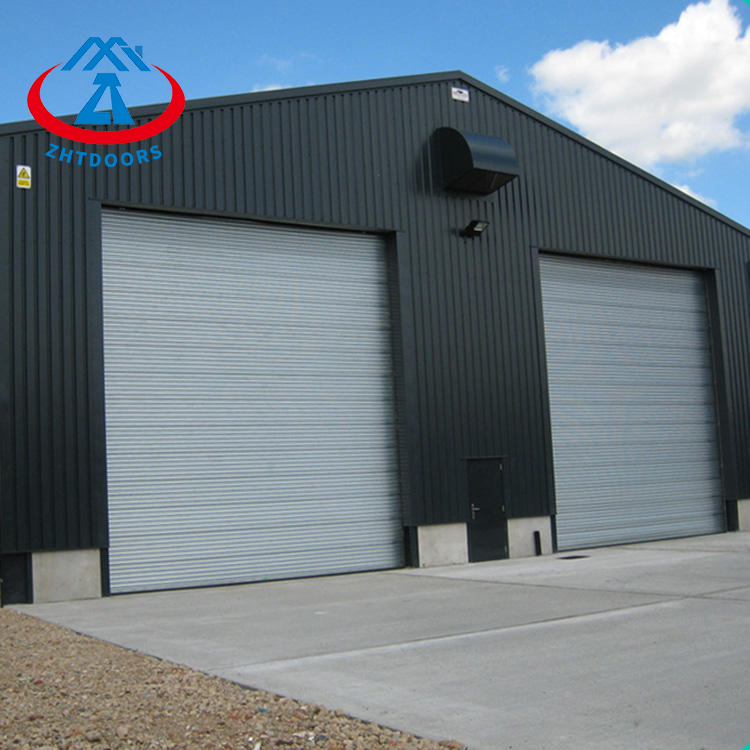 ZHTDOORS Foshan Factory Economical and Affordable Roller Shutter Garage Door Double Shading Tambour Roller Shutter Doors