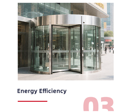 Energy Saving Revolving Door