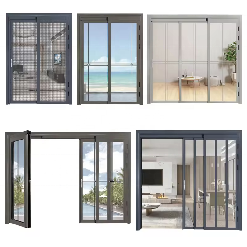 New Modern PD/PT Door Aluminium Glass Sliding Door For Door Home Kitchen