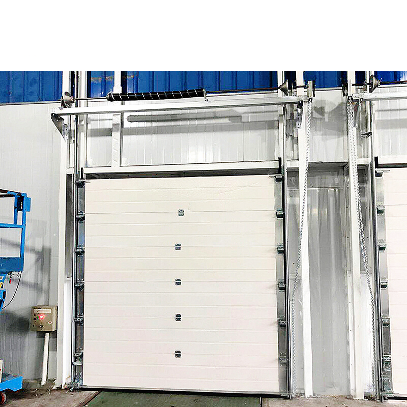 External Roll Type Metal Aluminum Alloy Industrial Lifting Door Heavy Duty Drum Spiral High Speed Door