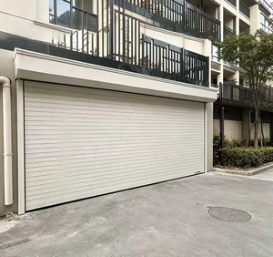 Aluminum Alloy Automatic 10x7 Roll up Insulated Anti-Theft Garage Tambour Door Kit for Outdoor Use
