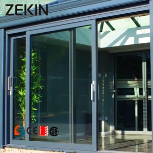 Customized Aluminum Double Glass Lift Sliding Door NFRC AS2047