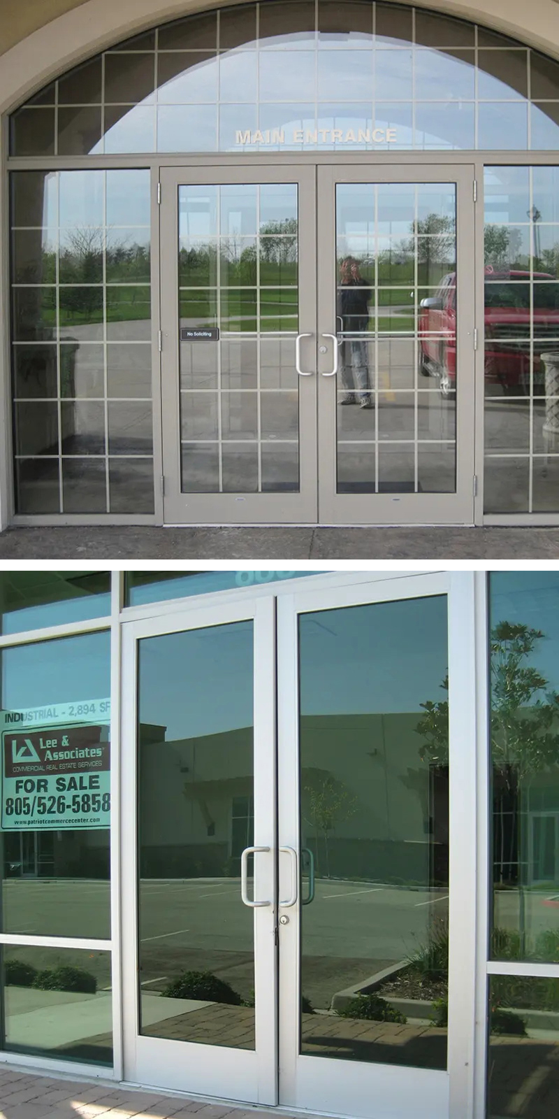 Storefront Glass Door Detail 5
