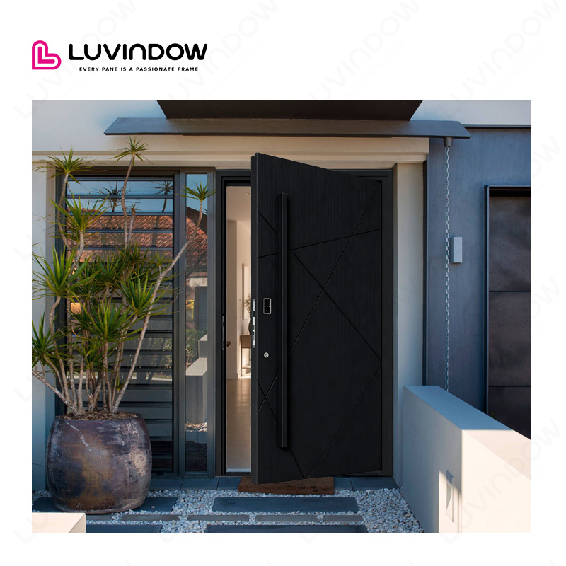 Luxury Custom Aluminum Single Door LA Home Replacement Customizable Size