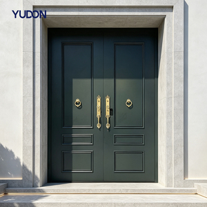 YUDON DOOR Aluminum Armored Door Entrance Security Entrance Door Soundproof Heavy Duty Hinge Bullet Proof for Modern House Front