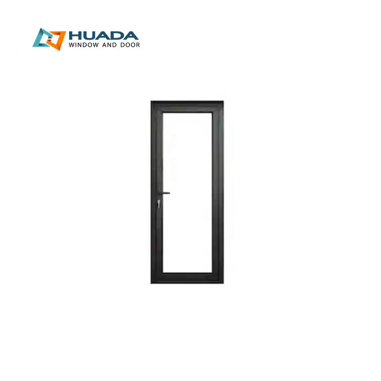 HuaDa CSA Approved Customized Casement Aluminium Alloy Glass Door Exterior Security Entrance Steel Main Doors