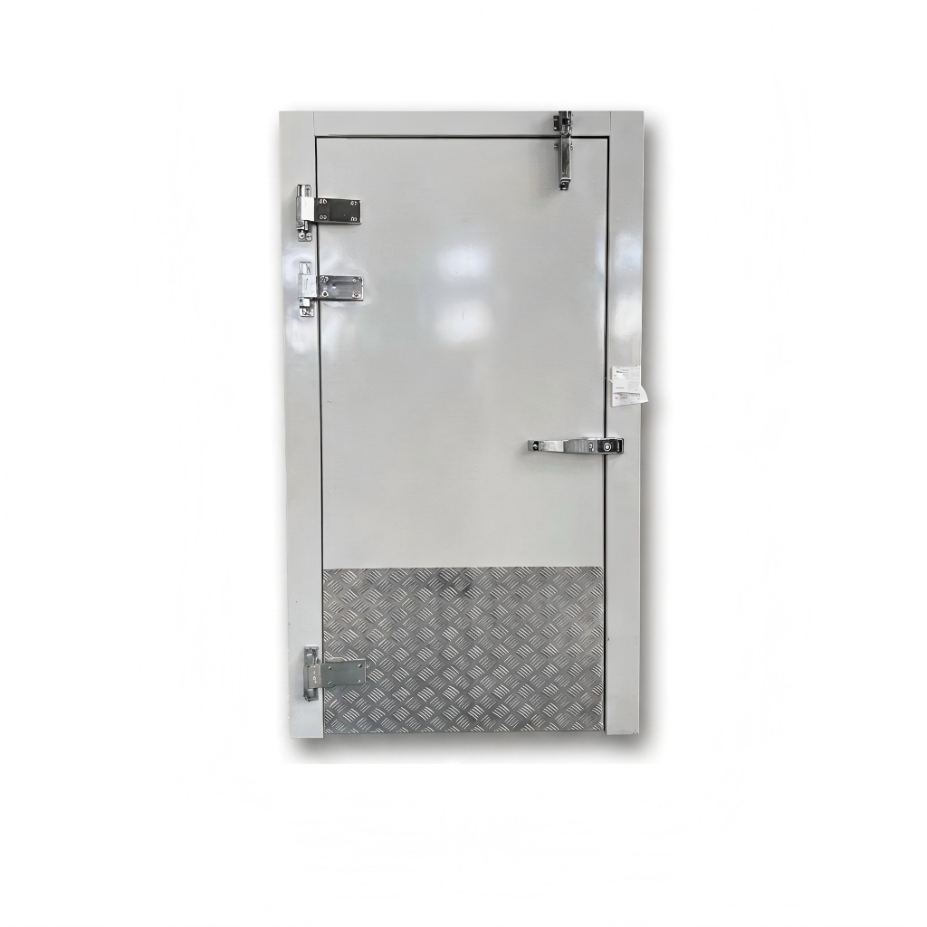 Heavy Duty Flushing Refrigerated Door Aluminum Alloy PVC Insulated Fully Embedded Modern Design Side Opening Industrial
