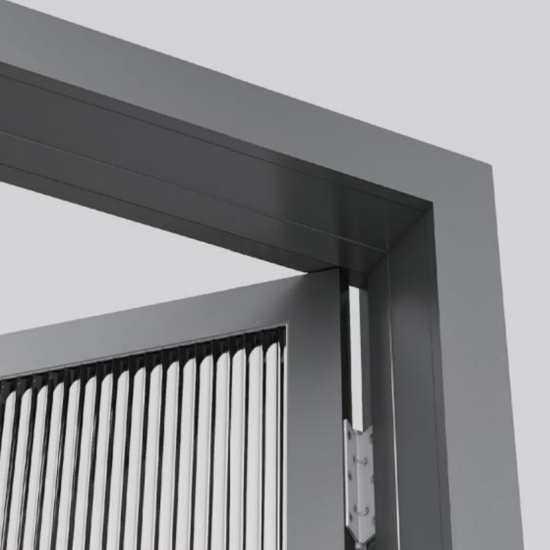 Hihaus Aluminum Casement Door Interior Bathroom Waterproof and Moisture-proof Glass Door