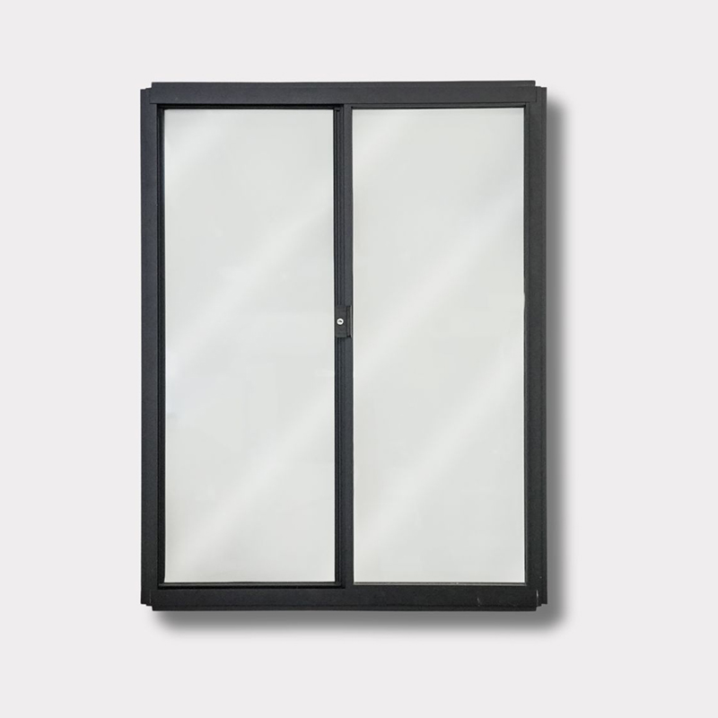 Custom Modern Vertical Double-Glazed Aluminum Window Frame Stainless Steel Sliding Single