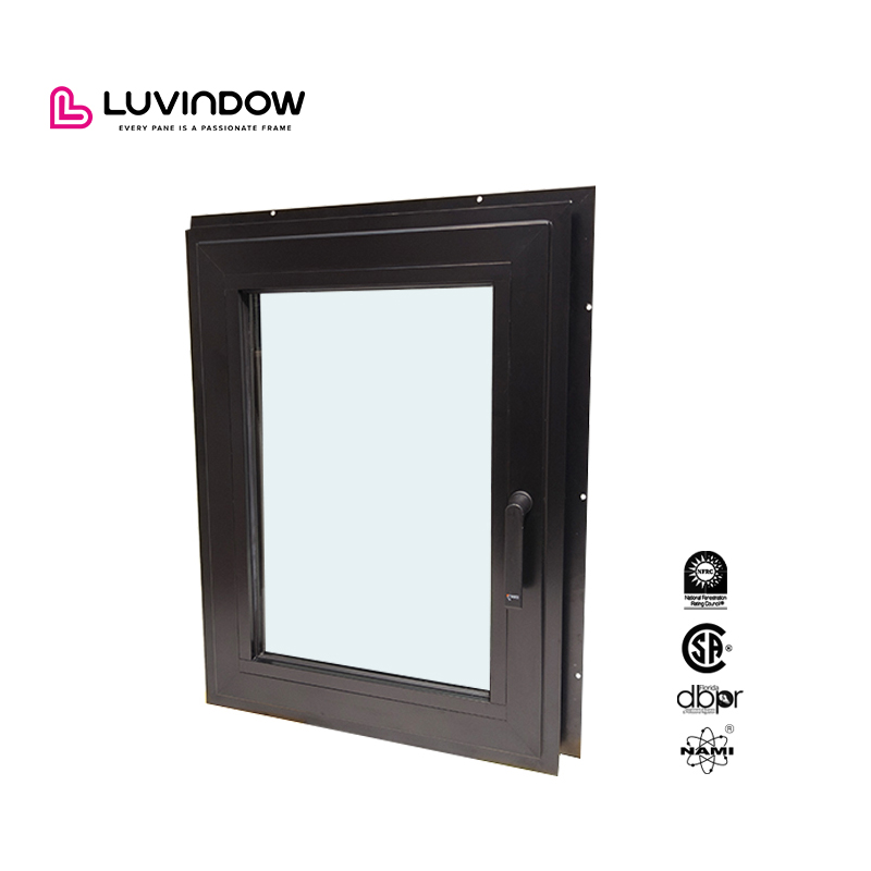 High Performance Thermal Break Aluminum Windows Double Glazed Soundproof Casement Windows For Hotel Apartment Projects