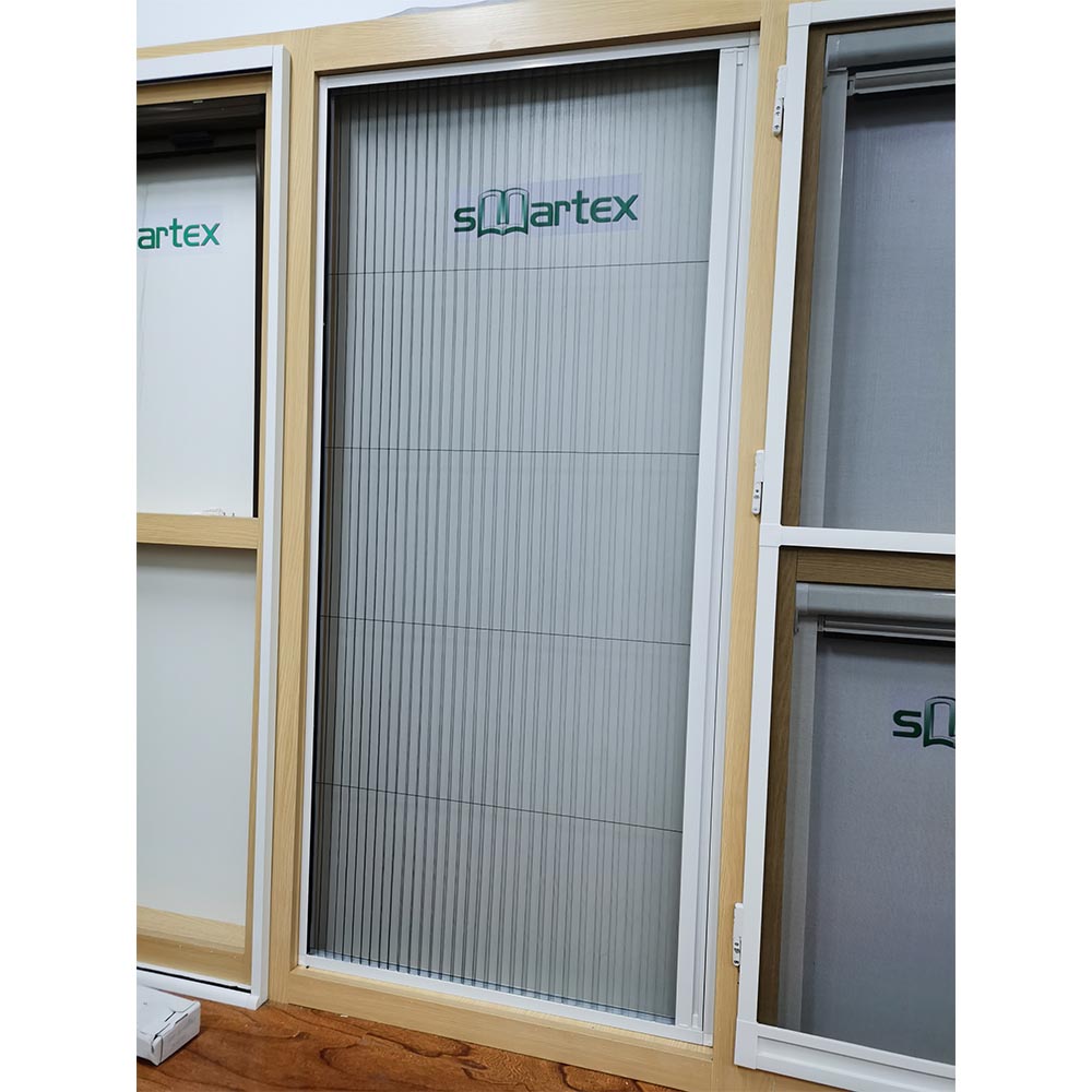 Smooth And Easy To Open And Close Mosquito Net Folding Mesh Doors Pleated Window Polyester Screen Door