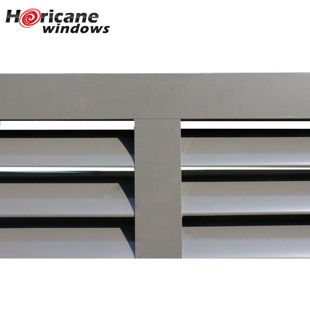 Superhouse Louvered Windows NFRC AS2047 Standard Modern Aluminum Soundproof Jalousie Window