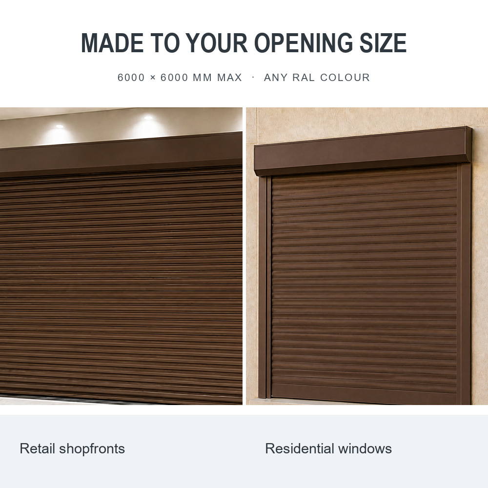 Custom Aluminum Roller Shutter Door And Window Electric Manual For Villa Hotel Shop Warehouse Wholesale Supplier Direct