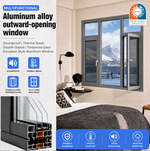 Narrow Frame Tilt Turn Hurricane Proof Window
