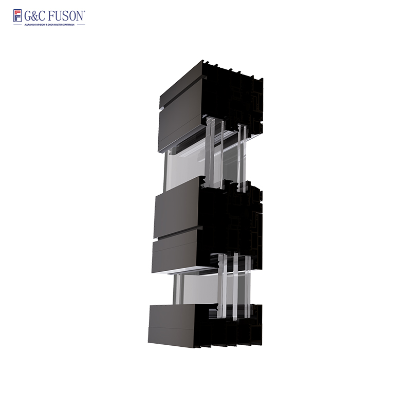 Fuson High Quality Durable Thermal Break Triple Glazing Inward Opening Tilt and Turn Aluminum Windows Bulletproof Windows