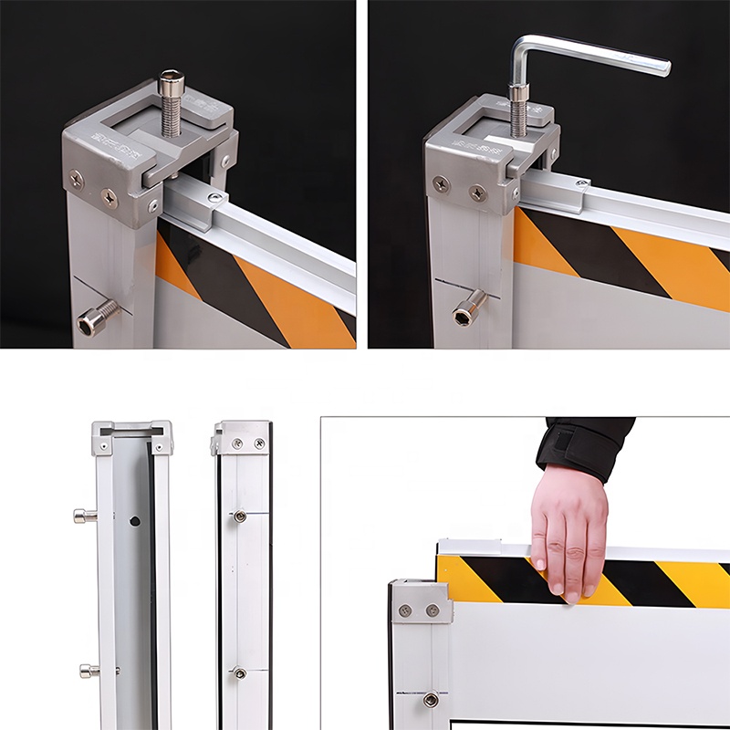 Removable Flood Control Barrier Barrera Contra Inundaciones Flood Water Barrier Door Aluminum Flood Barrier For Home Protection