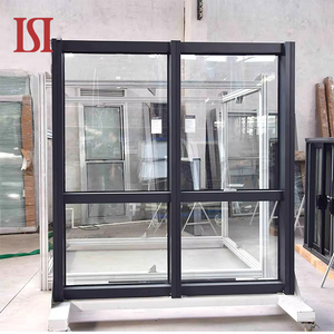 Soundproof Double Glass Aluminum Louver Window
